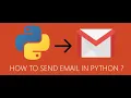 How To Send Emails In Python Python Email Tutorial Send Email Using Python