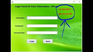 How to set Date Time in a Java Jframe with Netbeans
