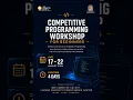 Competitive Programming Workshop for Beginners Day 2 STL Intro IEEE CS LU SBC