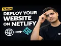 Your First Live Website on Netlify Step-by-Step