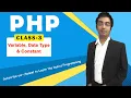PHP Variable Data Type Constants Class 3 betaQsolutions By Biswajit Swain