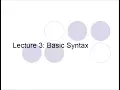4 - Java Basic Syntax Part 1