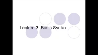 4 - Java Basic Syntax Part 1