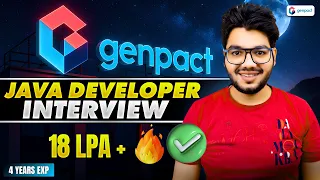 Genpact Java Developer Interview Experience Questions 18 LPA