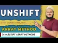 unshift Method in JavaScript unshift Methods for Beginners Array Methods in Javascript 2022