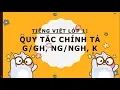 Lagu Học trực tuyến hiệu quả nhất - Quy tắc chính tả: k, gh, ngh Lớp 1