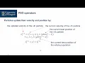 Particle Swarm Optimization Operators