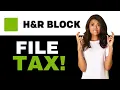 How To File H And R Block For Free 2025