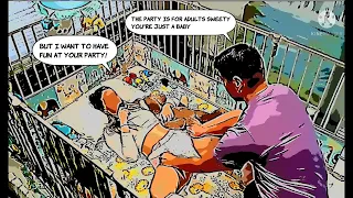 ABDL DDLG - Roleplay Daddy changes you during his party