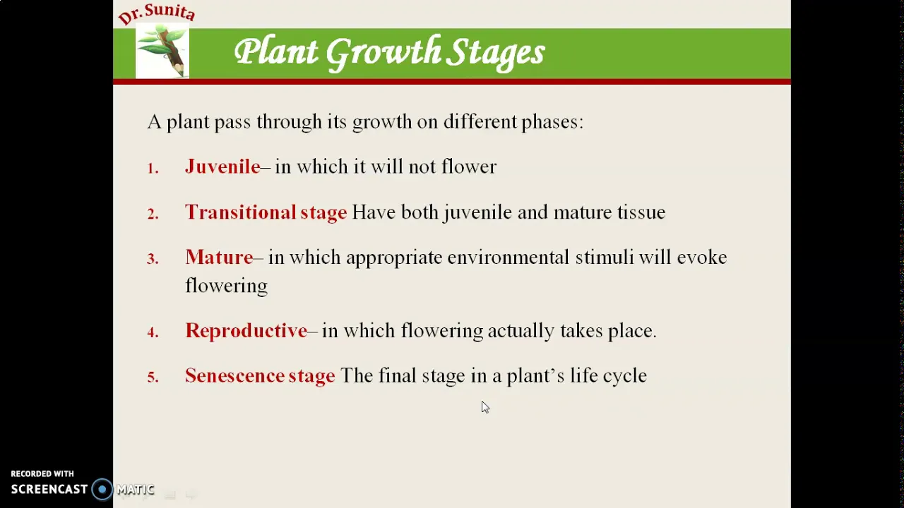 Physiology of flowering