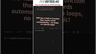 Count Words in PHP String Instantly PHP Bytes