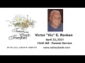 Funeral Service for Vic Renken
