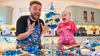 We made a FROZEN ELSA Trifle (Daddy & Daughter)