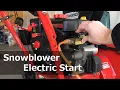 How to Use Snowblower Electric Start