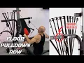 Floor Pulldown Row on the Bowflex