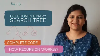 Deletion in Binary Search Tree Python Data Structure Interview Questions Chapter 8 P4