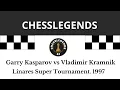 Lagu Garry Kasparov vs Vladimir Kramnik.  Linares Super Tournament, 1997