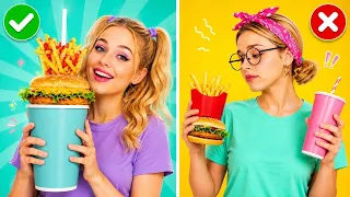 स्मार्ट फूड हैक्स! 🍔🍟 123 GO! के शानदार फास्ट फूड ट्रिक्स