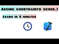 How to Add Constraints in Xcode Easy Guide for iOS Beginners