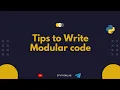 How to Write Modular Code Tips to writing Modular Code
