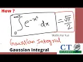 The Gaussian Integral using Gamma function CT Academy Maths for Fun Numberphile Pawan Shukla