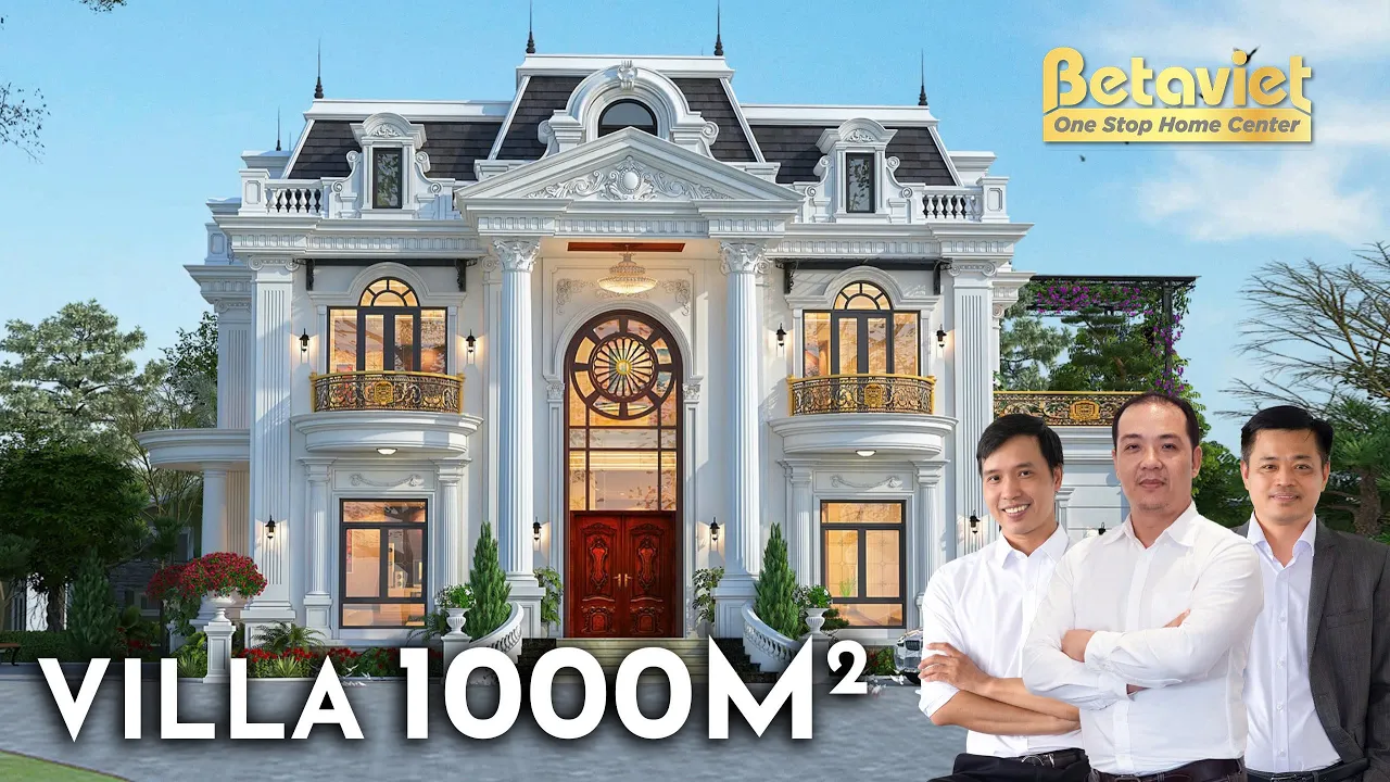 Biệt Thự Nhà Vườn 1000m2 – Kiến Trúc Tân Cổ Điển Pháp Hòa Quyện Cùng Thiên Nhiên