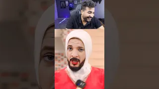 حمدي ووفاء قلعو الحجاب وحمدي لبس الطرحه 