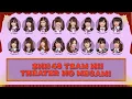 Lagu SNH48 Team NII - Theater no Megami / Dewi Theater (剧场女神) | Color Coded Lyric CHN/ENG/IDN