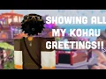 Showing all my koahu greetings
