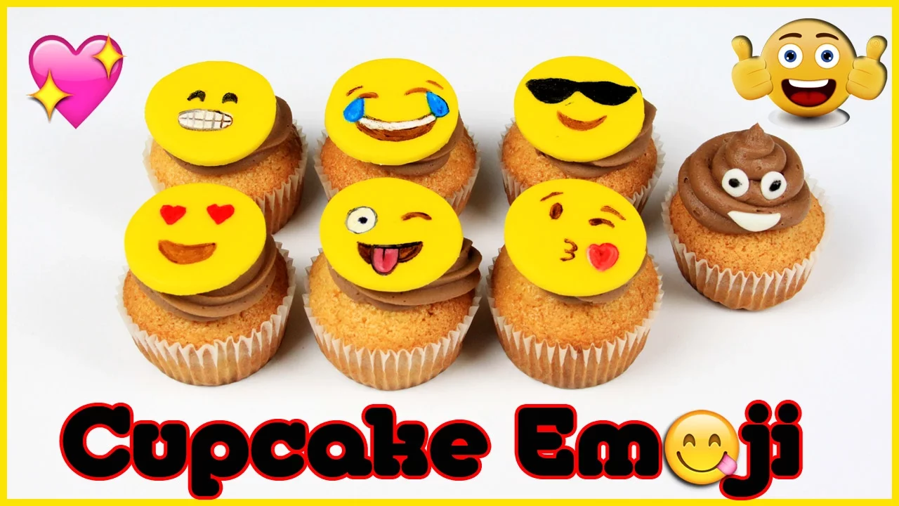 CUPCAKE DE EMOJI COMO FAZER CUPCAKES DE EMOJI EMOJI CUPCAKES CAKEPEDIA