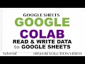 Download Lagu Google Colab Tutorial - Google Sheets, Read \u0026 Write Data