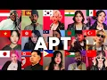 Download Lagu APT - Rosé \u0026 Bruno Mars : Who Sung It better (25 different countries) Re-Upload