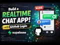 Build a Realtime Chat App with Supabase GitHub Auth WebSockets Postgres
