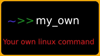 How to create your own linux command - C programming