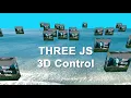 Three js 3D object Rotate Moving and Zooming Control with Mouse