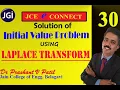 How to Solve Initial Value Problem using Laplace Transform 18mat31