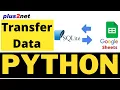 Data Transfer between SQLite and Google Sheet using Pygsheets and Pandas DataFrame