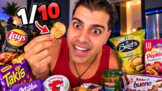 Δοκιμάζω τα Πιο Περίεργα SNACKS της Γαλλιας