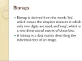 how to create images how many types of images what is bitmap and color depth
