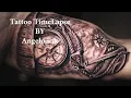Tattoo TimeLapse Vintage Compass By Angelo Ink