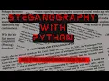 Steganography python code
