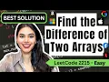 Find the Difference of Two Arrays - LeetCode 2215
