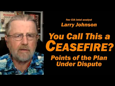 ¿A esto le llamas alto el fuego? /Exanalista de la CIA, Larry Johnson