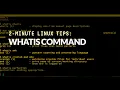 How to use the whatis command