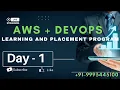 AWS DevOps Day1 Live Session Zoom Recording 8 AM IST Started Today Batch-29