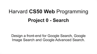 Harvard CS50 Web Programming Project 0 - Search