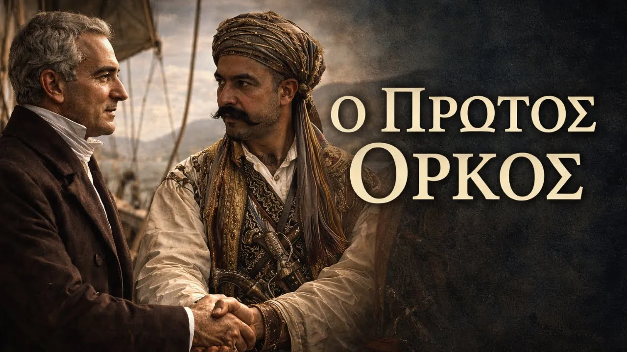 &Omicron; &Kappa;&alpha;&pi;&omicron;&delta;ί&sigma;&tau;&rho;&iota;&alpha;&sigmaf; &omega;&sigmaf; &Sigma;&tau;&rho;&alpha;&tau;&eta;&gamma;ό&sigmaf; &kappa;&alpha;&iota; &omicron; &Pi;&rho;ώ&tau;&omicron;&sigmaf; Ό&rho;&kappa;&omicron;&sigmaf; &tau;&omega;&nu; &Omicron;&pi;&lambda;&alpha;&rho;&chi;&eta;&gamma;ώ&nu; (1807 &ndash; &Lambda;&epsilon;&upsilon;&kappa;ά&delta;&alpha;) Thumbnail