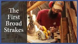 Acorn to Arabella – Journey of a Wooden Boat – Episode 75: The First Broad Strakes