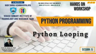 Session 5 Looping Hands-on Workshop on Python Programming