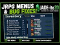 Custom C Game Engine Devlog JRPG UI Menus Bug Fixes